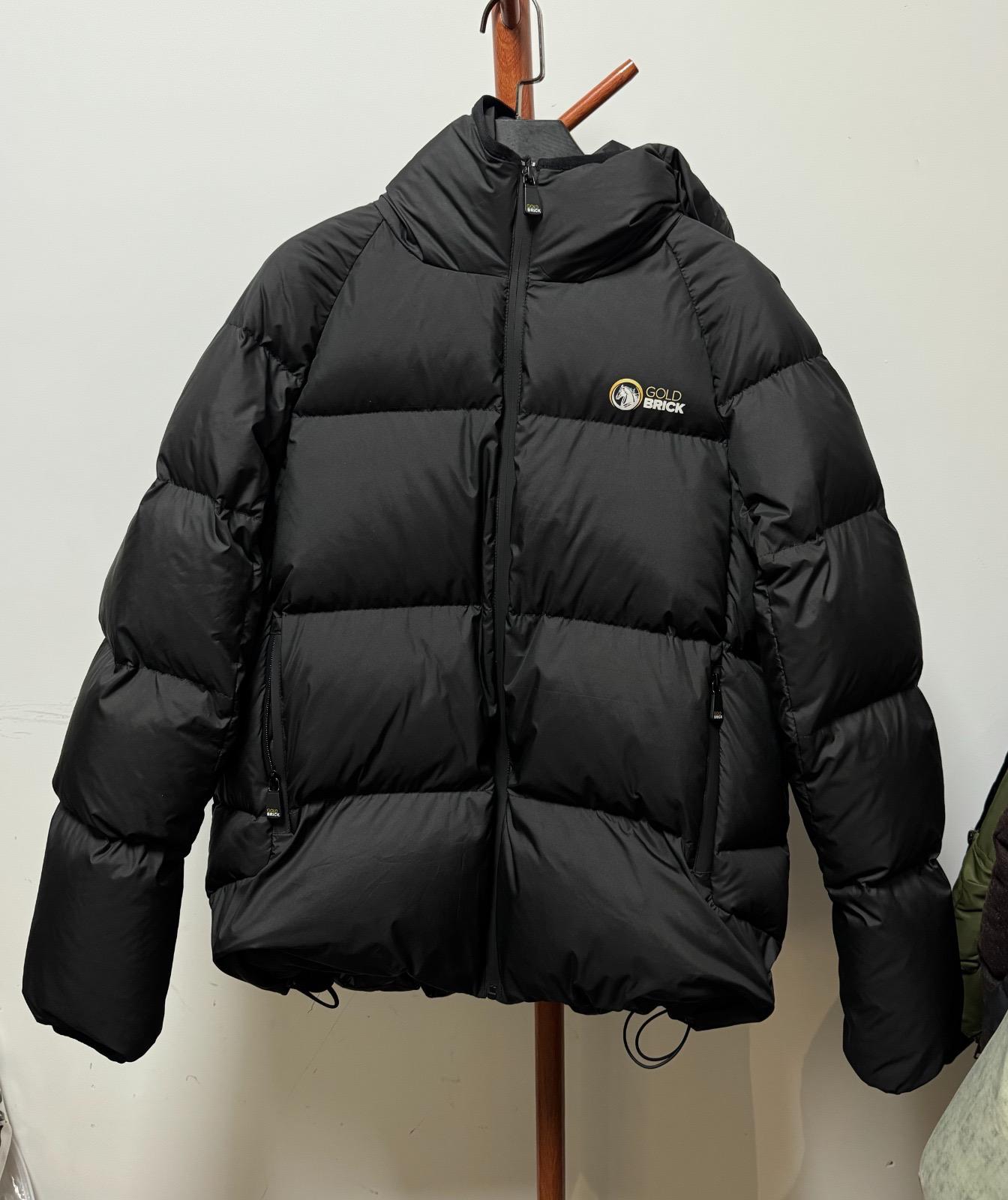 Gold brick winter jacket