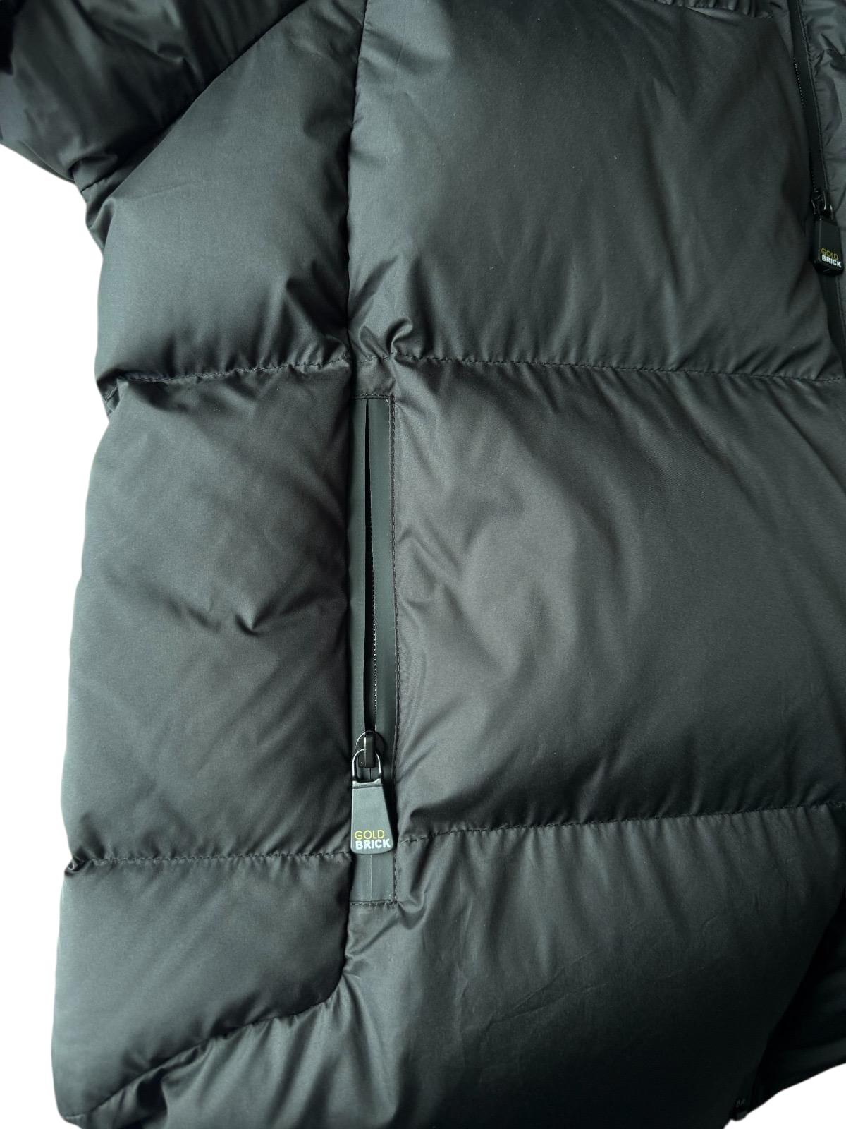 Gold brick winter jacket